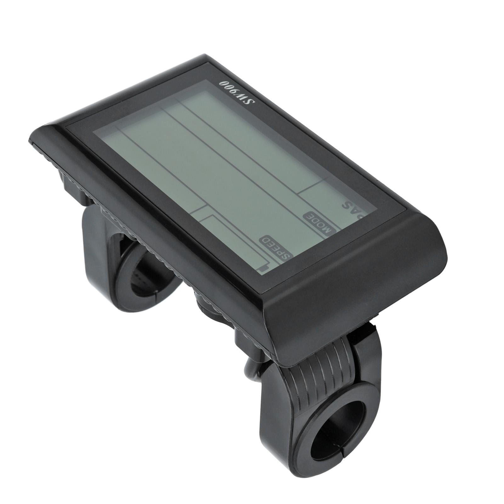 Elektrische Fiets SW900 LCD Display 24V 36V 48V 60V Waterdicht Elektrische Scooter LCD Display Bedieningspaneel Scherm voor Modificatie gray