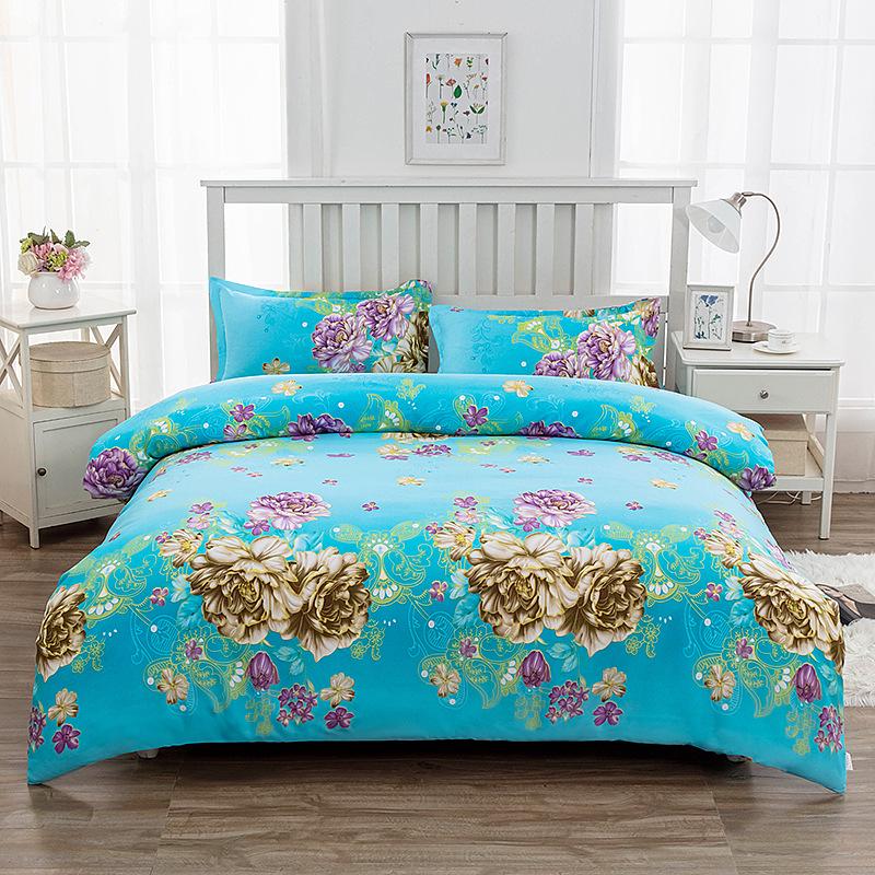 Flannel Duvet Cover Set - Single Piece for Dormitory Bunk Bed, Includes Pillowcase & Double Duvet Cover