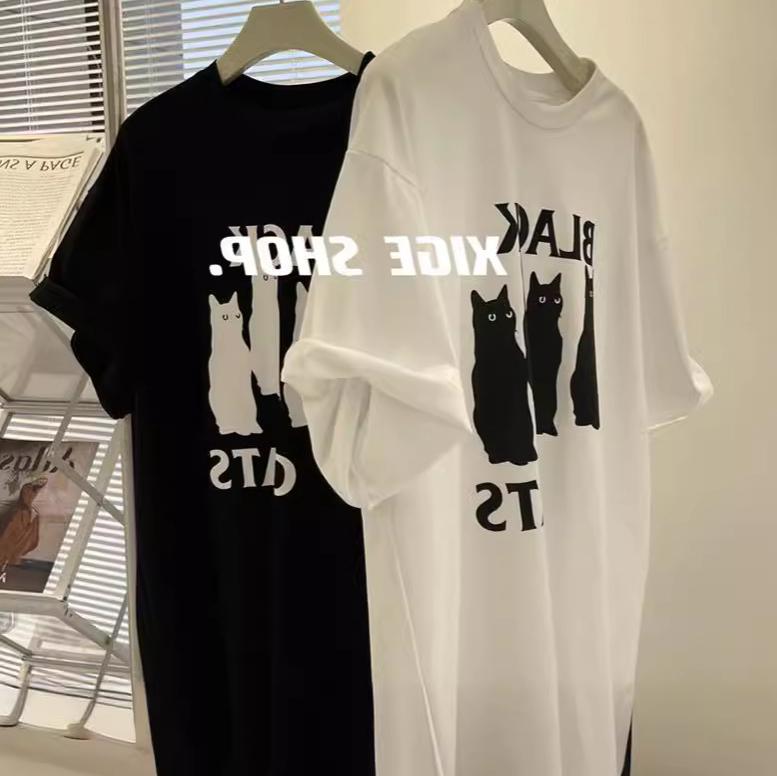 

Американская уличная креативная хлопковая футболка для мужчин и женщин, летняя свободная одежда для пар с короткими рукавами, топ, летние футболки S белый