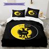 Juego de Colcha y Fundas de Almohada Vitesse Decoración del Hogar Regalo de Cumpleaños (1 * funda nórdica + 2 * fundas de almohada, sin núcleo)