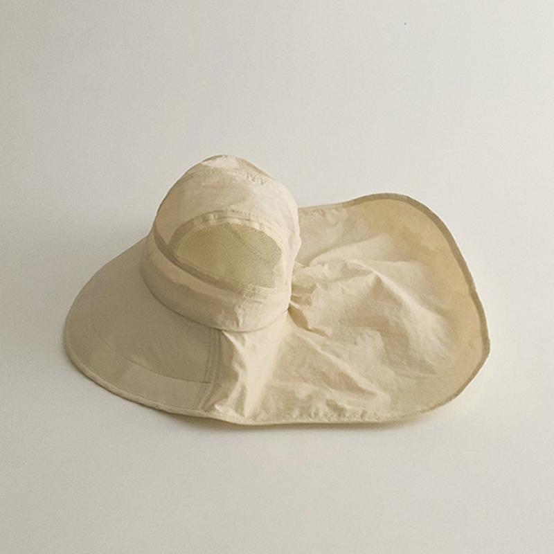 Baby Sun Hat Summer Toddler Sun Hat Breathable Baby Hat with Neck Flap Infant Baby Girl Boy Sun Hat Lightweight Swim Hat