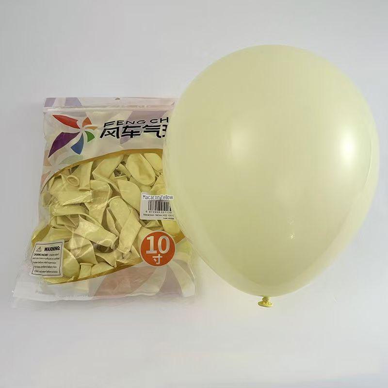 Windmill Pattern 10" Round Latex Balloons - Pack of 100 for Weddings & Birthdays