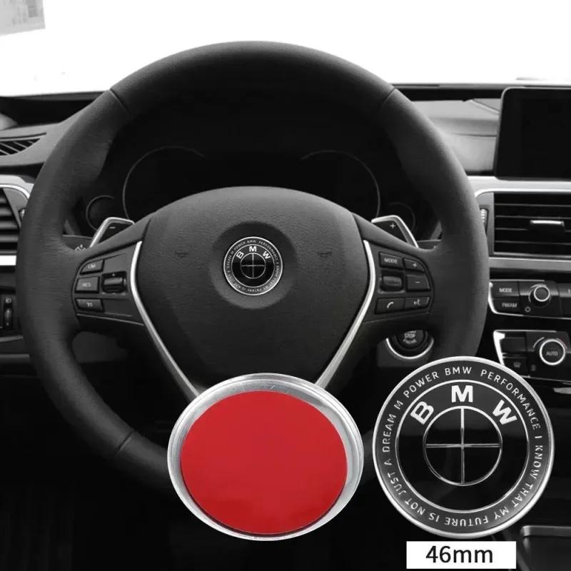 2025 Heiß 45mm Für BMW Auto Lenkrad Abzeichen Aufkleber Dekoration Zubehör Für BMW E46 E85 E60 F10 E39 F30 E36 F20 E87 E90 E7