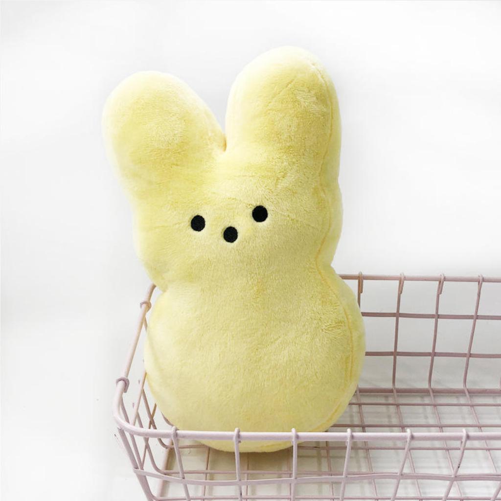 15cm Easter Peeps Bunny Plush Toys Cartoon Rabbit Toys Soft Stuffed Animal Toys Home Decoration Kawaii Peluche Bunny Kids Gifts