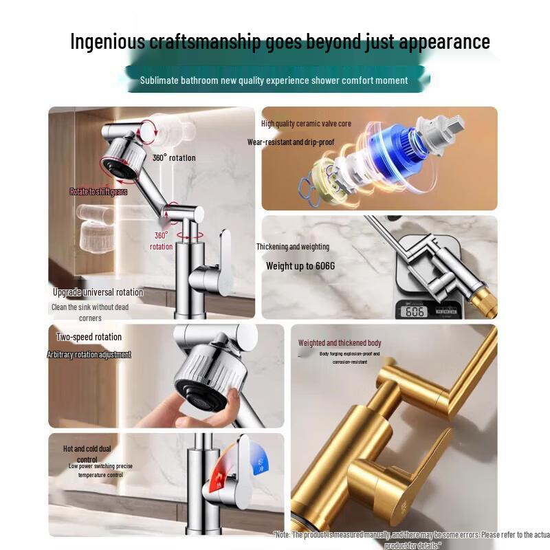 Baihan Multi-functional Rotating Basin Faucet