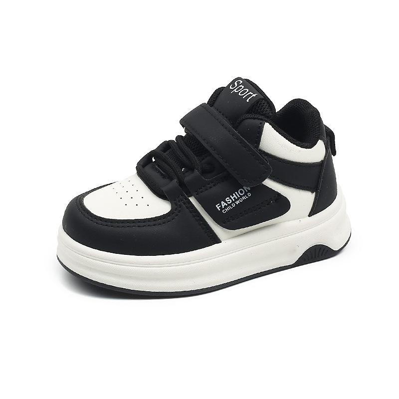

Spring and Autumn New Boys and Girls All-match Solid Soft Bottom Casual Sports Shoes 21 чорний