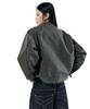 Aakam Walt Damaged Cotton Jacket (Khaki)