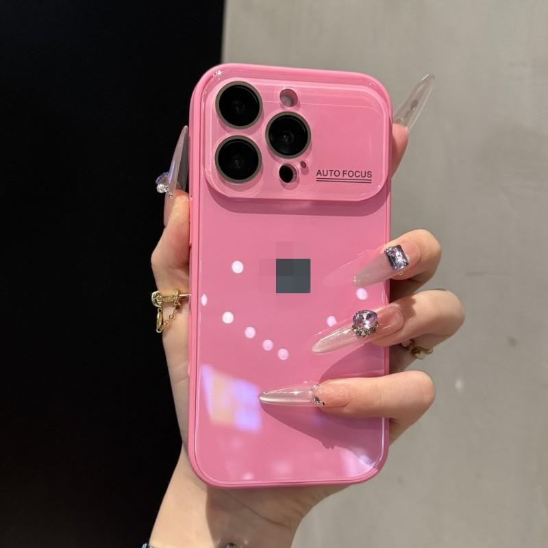 Ice Feel Macaron Camera Window Phone Case IPhone 15 14 16 17 18 Pro Max