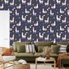 Llama wallpaper animals and rainbows for living room and bedroom 50x1000