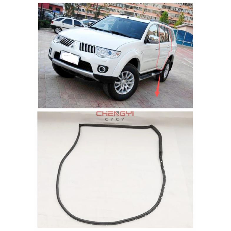 1PCS Door Rubber Seal Doorpost Rubber Strip Fit For Pajero Montero Sport KG5W KG6W KH6W 5725A329 5725A330 5755A337 5755A338
