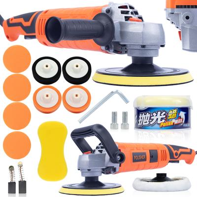 Polidora de Carro Borboleta Laranja – Motor de 2500 W | 7 Configurações de Velocidade 500–3600 RPM | Leve e Ergonômica