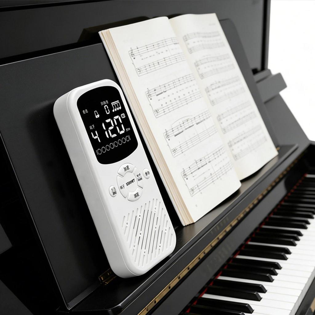Digital Metronome Electronic Display Lightweight Vocal Counting Tone Generator for