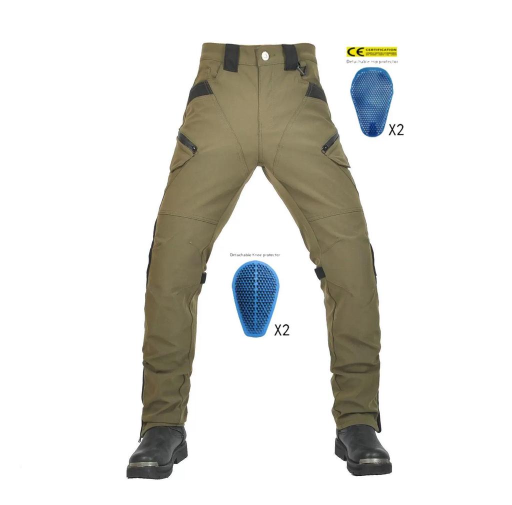 VOLERO Four-Season Motorcycle Riding Pants - Waterproof, Windproof, Double-layer, Breathable, High-waist, Anti-fall Racing Gear