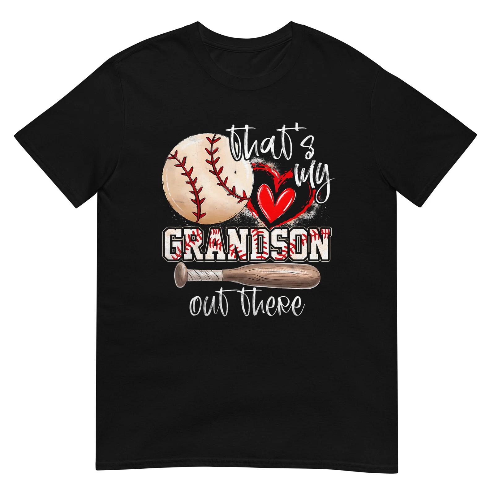That S My Grandson Out There Baseball Grandma Mothers Day T-Shirt S
