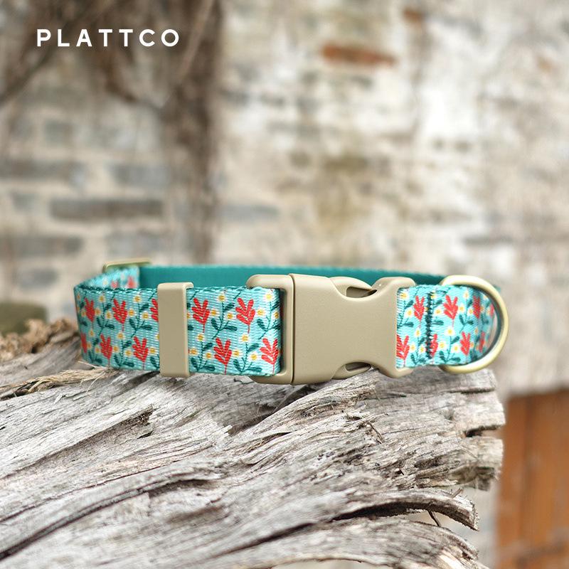 PLATTCO Travel-Friendly Lightweight Nylon Dog Collar PDC343 XL 2.5cm (56-62cm)