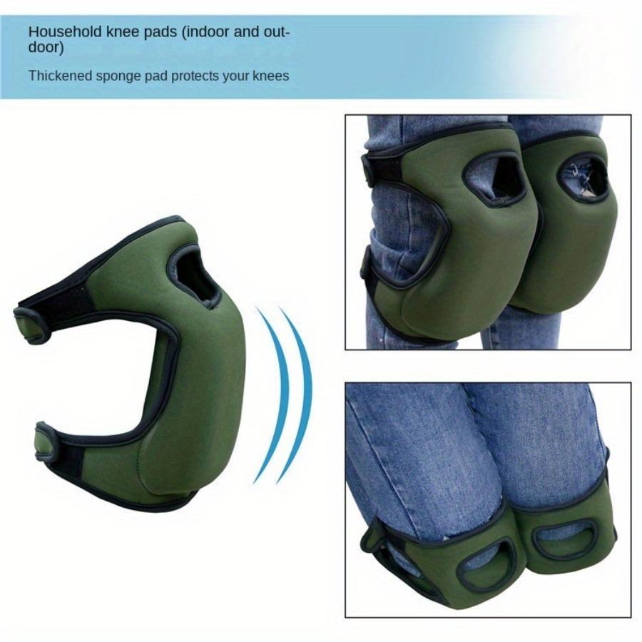 Knäskydd Trädgårdsknäskydd för Kvinnor & Män EVA-skum och Justerbar Halkfri Knästående Kuddkudde Mjukt Skumknäskydd