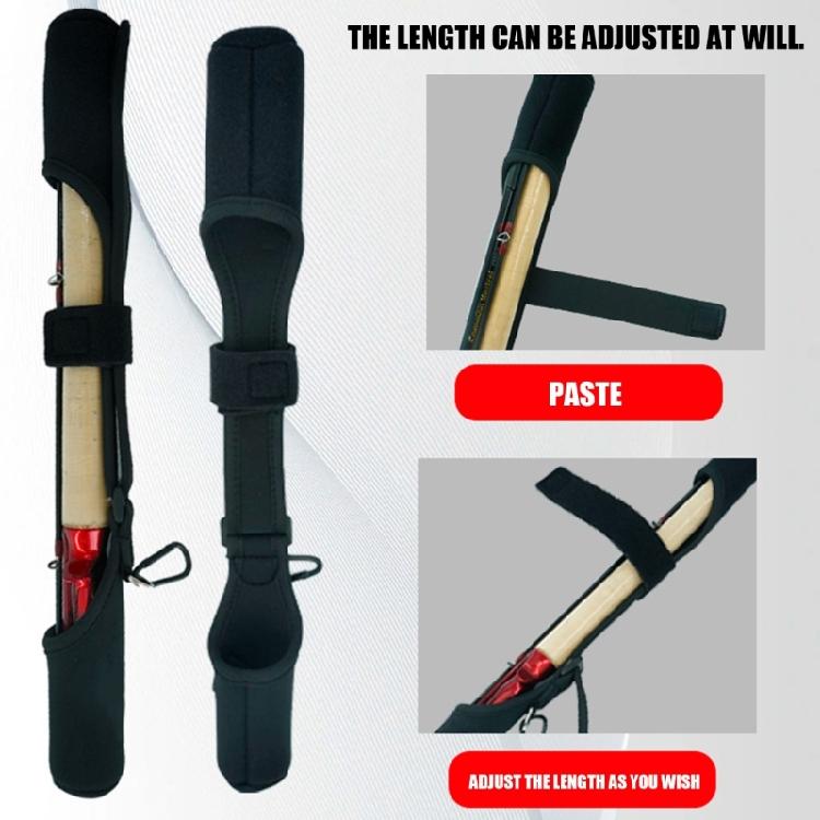 Adjustable Fishing Rod Fasteners Fishing Rod Tie Tip Cover Sleeves Poles Tie Strap For Convenient Use Fishing Accessories