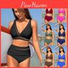 Sporty Womens 2025 European American Sexy Split Bikini With Coverup Beach Skirt