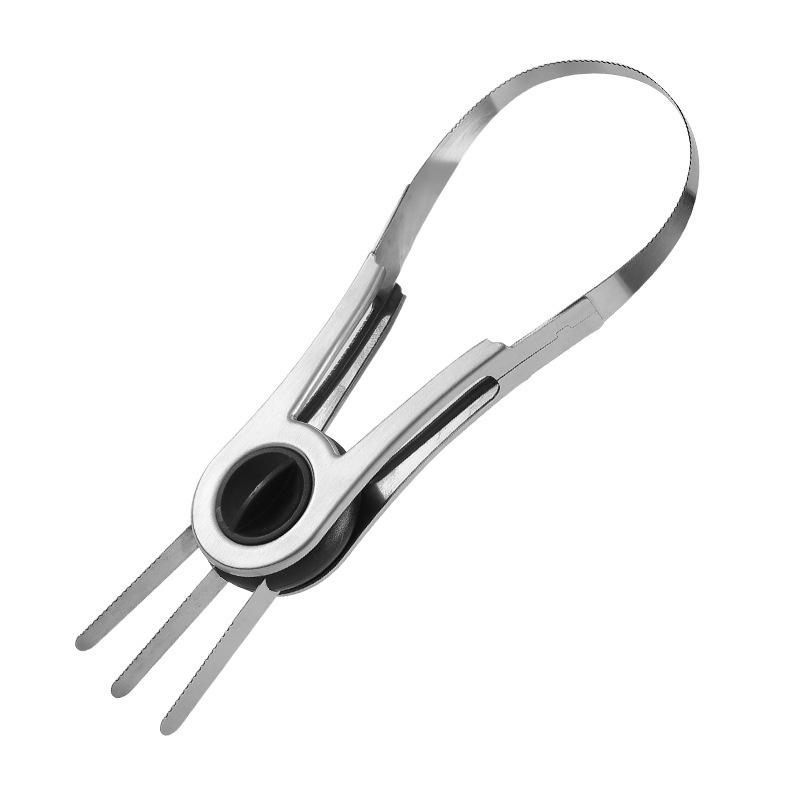 Mango Slicer Peeler Cutter Stainless Steel Mango Dicer Fruit Pitter Peeling Tool Kitchen Fruit Cutting Tool