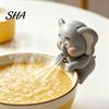 Mug Clip Fan Clip-On Mini for And Bowl Cooling, Cute Elephant Animal Coffee Portable Hanging Chiller, Desktop Beverage Blower, Iced Soup Drinks