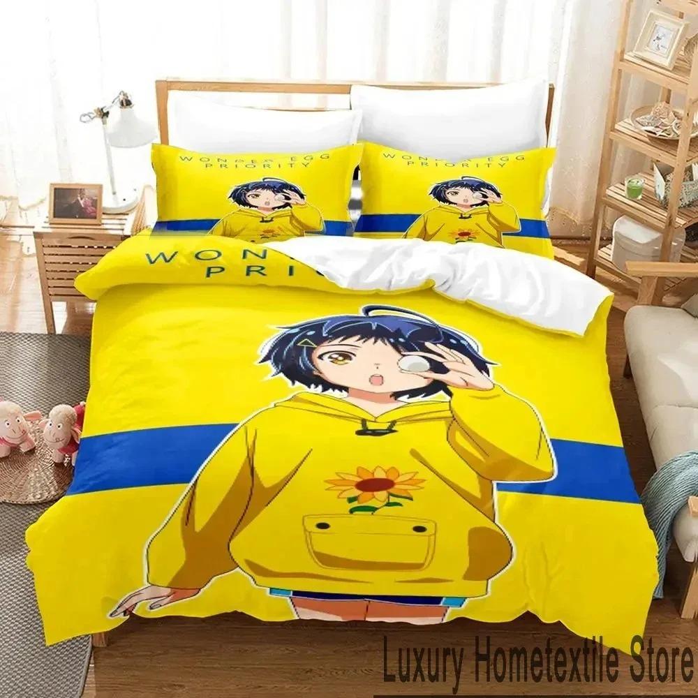 Anime Kawaii Sexy Girl Bedding Set,Duvet Cover Comforter Bed Set Quilt Cover Pillowcase,King Queen Twin Size Boys Girls Adults