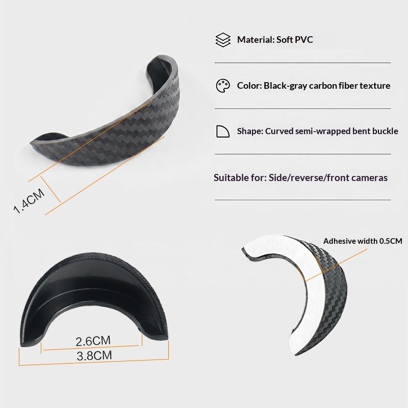 Car Camera Lens Protector Rear View Backup Camera Cover 360° Camera Protection Anti Scratch Waterproof Dust-Proof Car Parts
