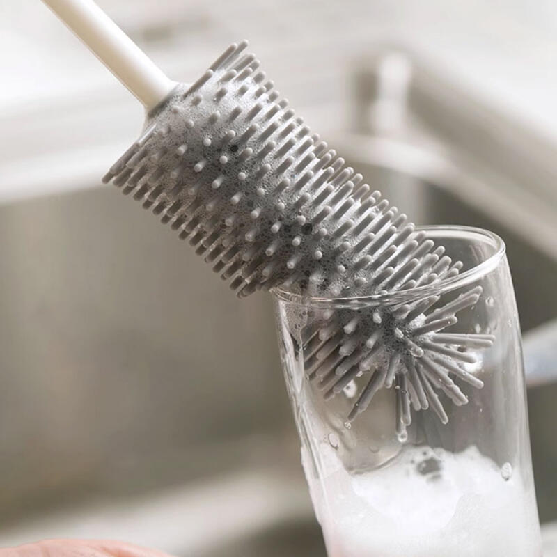 Premium Silicone Bottle Cleaning Brush 3-piece Set