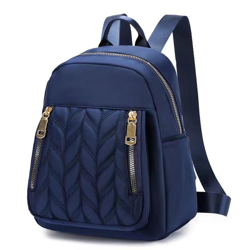 Nylon Travel Backpack Women‘S School Bags For Girls Anti-Theft Compact Shoulder Bag Packs Water-Repellent Rucksack