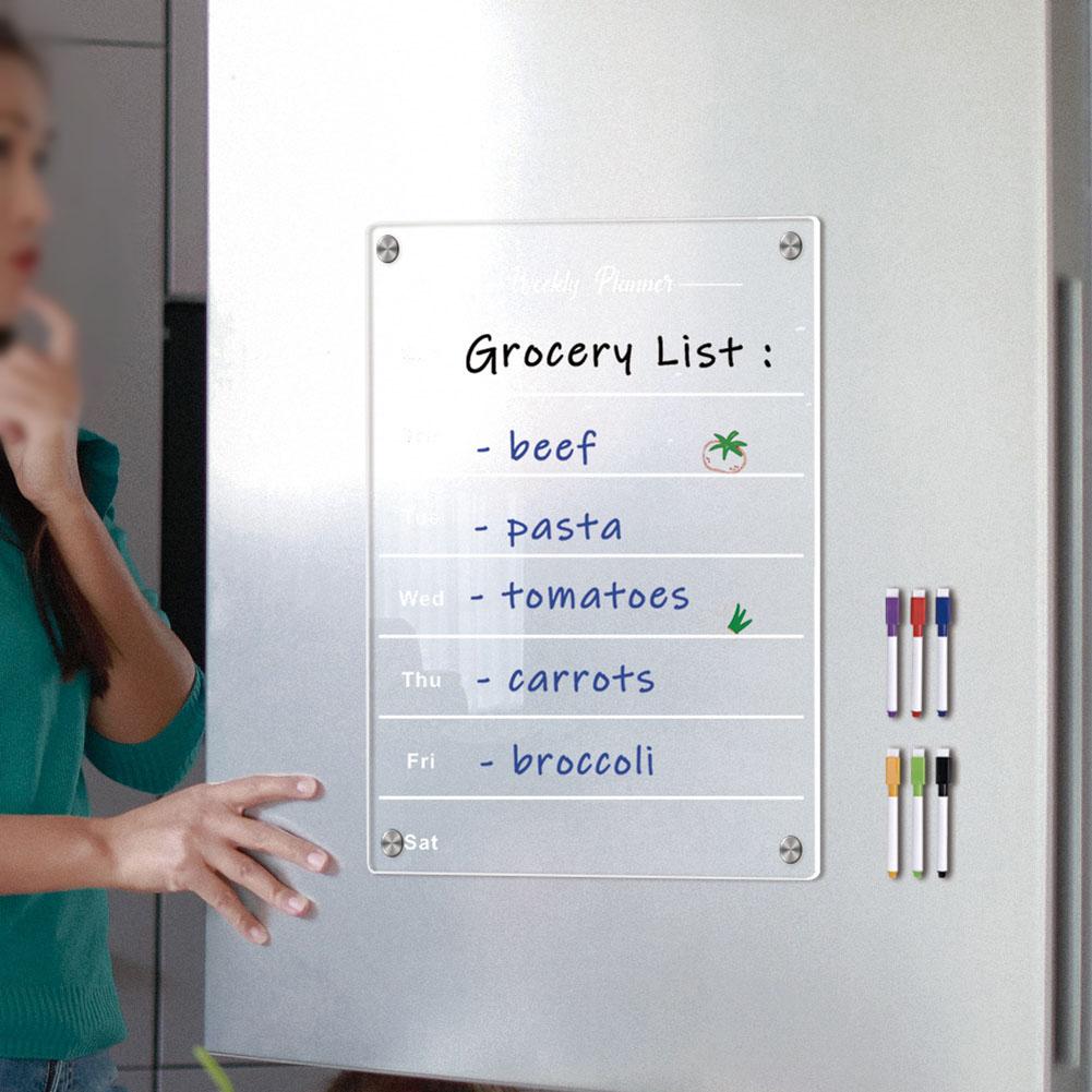 

Easy To Clean Acrylic Calendar Notepad Erasable Note Board Easy To Clean Board No Fading Or Smudging Quick-Drying Ink China Mainland