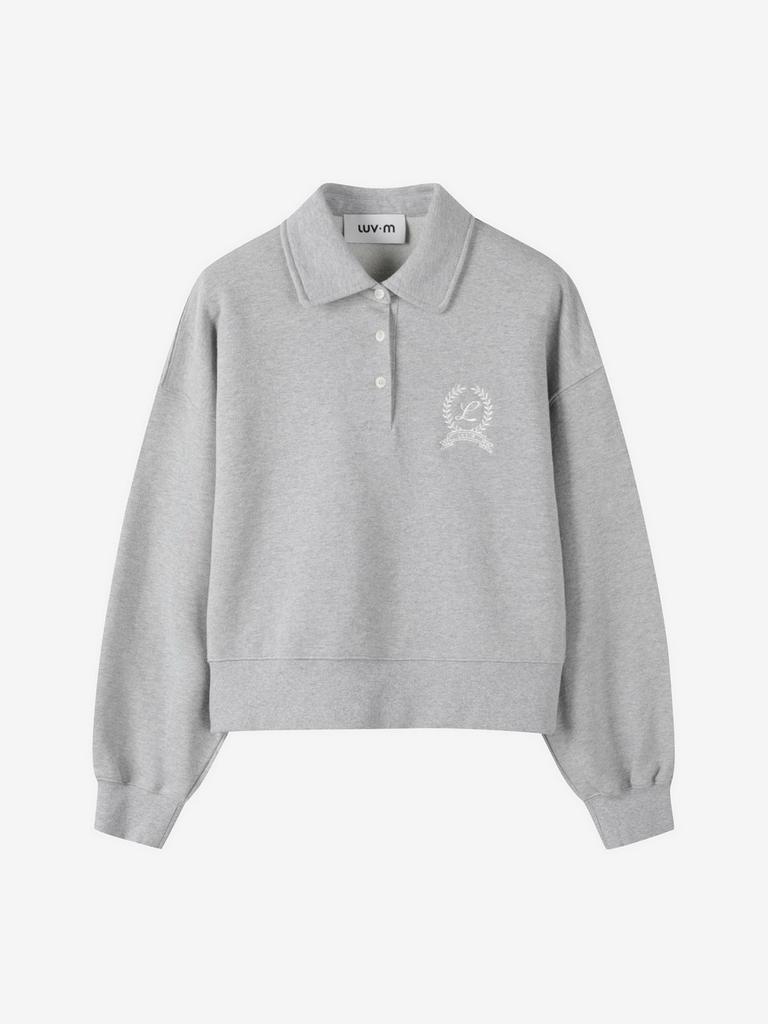 LUVM Collar Sweatshirt_Stripe