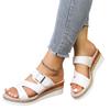 Large size women's sandals new flat-bottomed wedge heel fish mouth casual women's cool slippers
