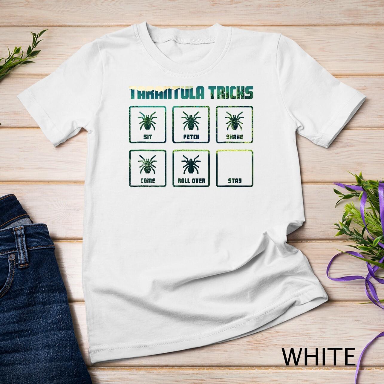 Pet Tarantula T-Shirt Mens Womens Tees Top - Arthropod Arachnid Spider - Funny Unisex T-Shirt Mens Womens Tees Top L