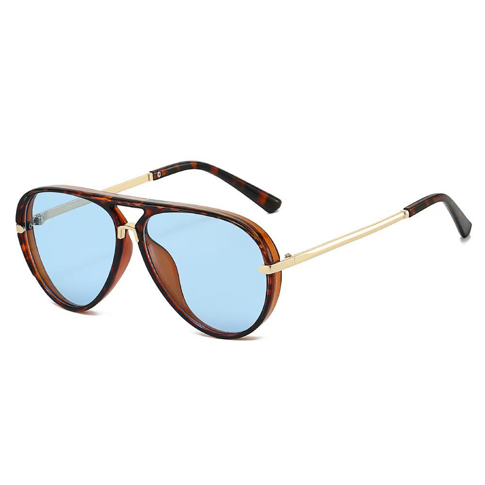 Trendy Large Frame Frog-Shaped Sunglasses: European and American Style