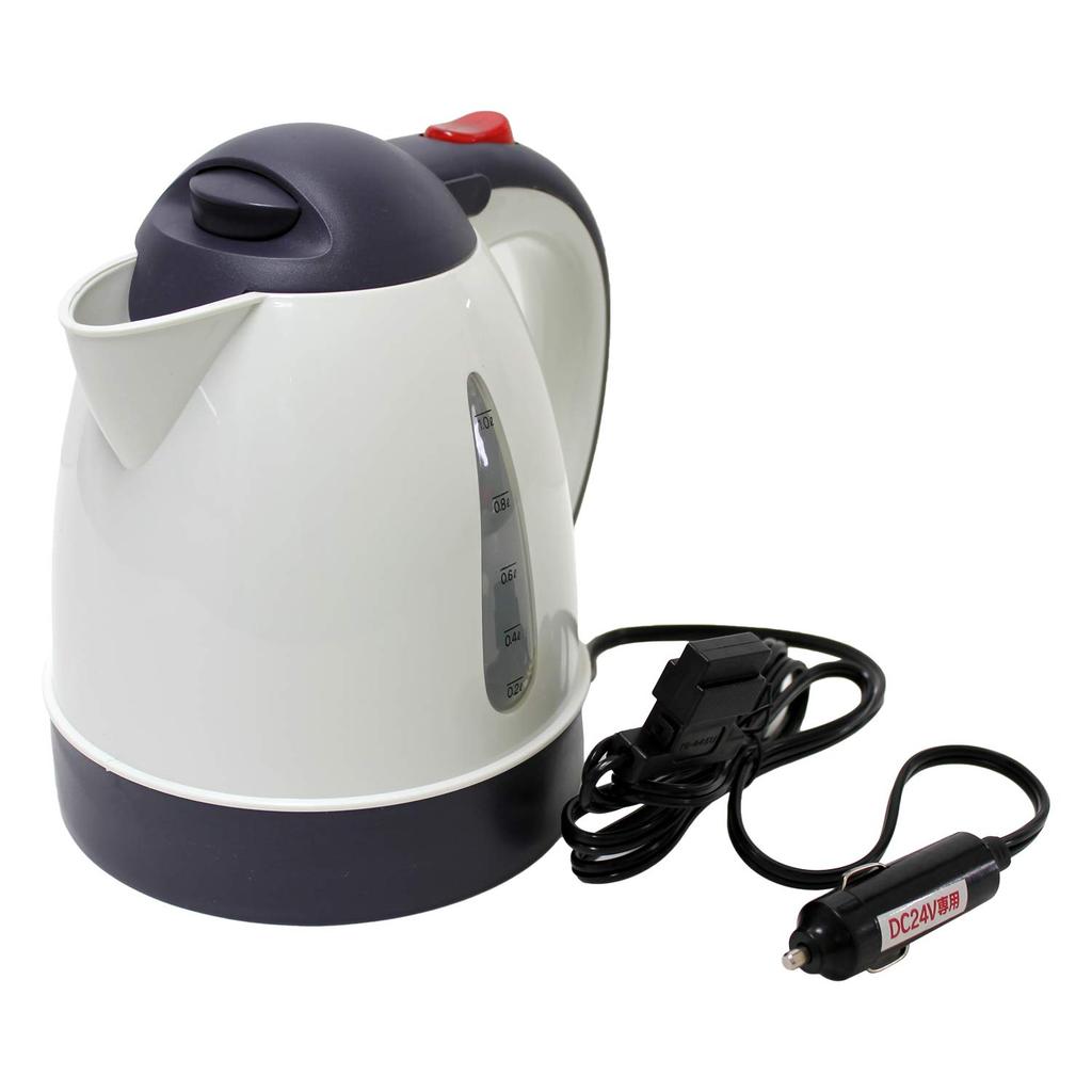 Meltec CK-754 Car Electric Water Heater, My Car Kettle (1L), DC24V, with Auto-Stop and Boil-Dry Protection