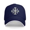 Chevalier Croix de Jérusalem Chrétien Sandwich Casquette de Baseball Vintage Templier Jésus Unisexe Réglable Casquette Soleil Sport Entraînements Chapeaux