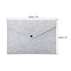 2Pcs Simple A4 Big Capacity Document Bag Felt File Bag Business Briefcase File Folder Filing Products Storage Pouch Organizer