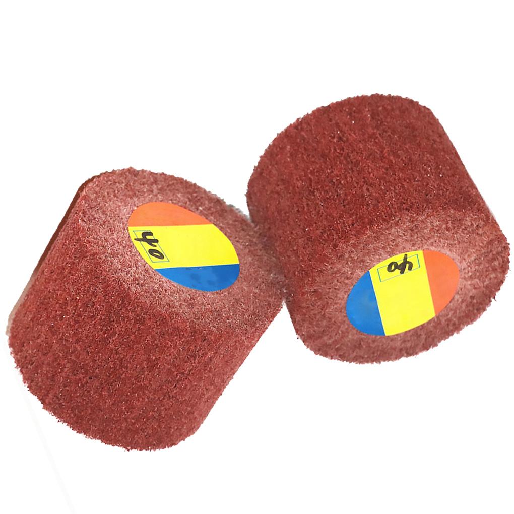 

Satin Drawing Polishing Drum Deburring Rust Removal Polishing Wheel for Stainless 60 Grit
