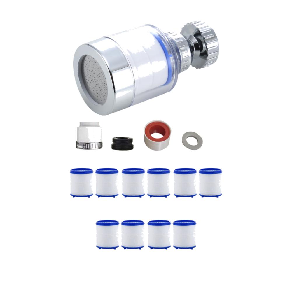Faucet Filter Element Water Purifier Filter Remove Chlorine Heavy Metal Faucet Adapter PP Cotton Filtration for Kitchen Bathroom