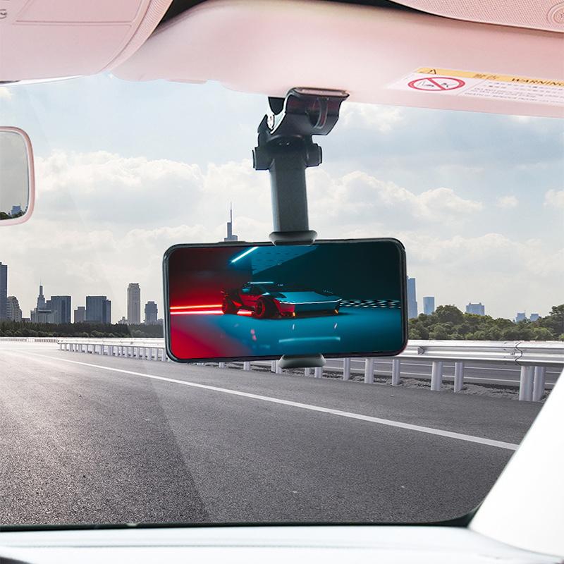 

ZY02D Car Clip Sun Visor Cell Phone Holder ABS Universal Mobile Phone Mount Bracket A