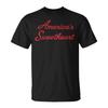 America's Sweetheart Vintage Look Retro Usa Charm T-Shirt
