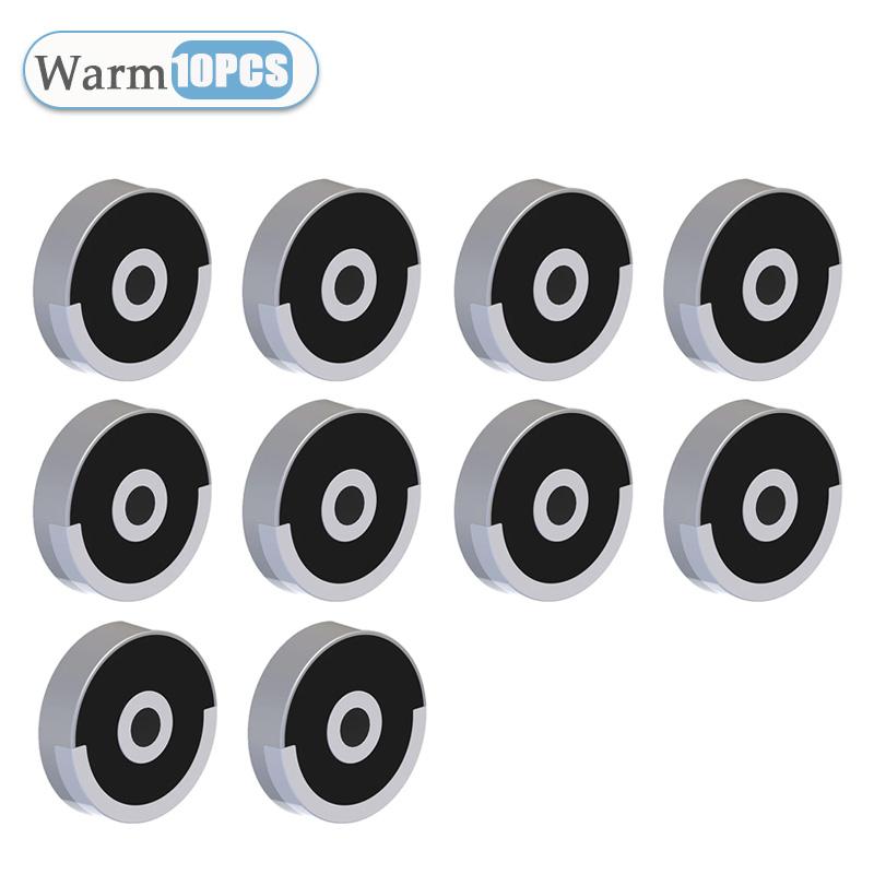 Kompakt berøringsaktivert LED-håndveskelys Bærbar rund berøringsveskelampe Klips på Høy lysstyrke Håndveske Nattlys Kvinner