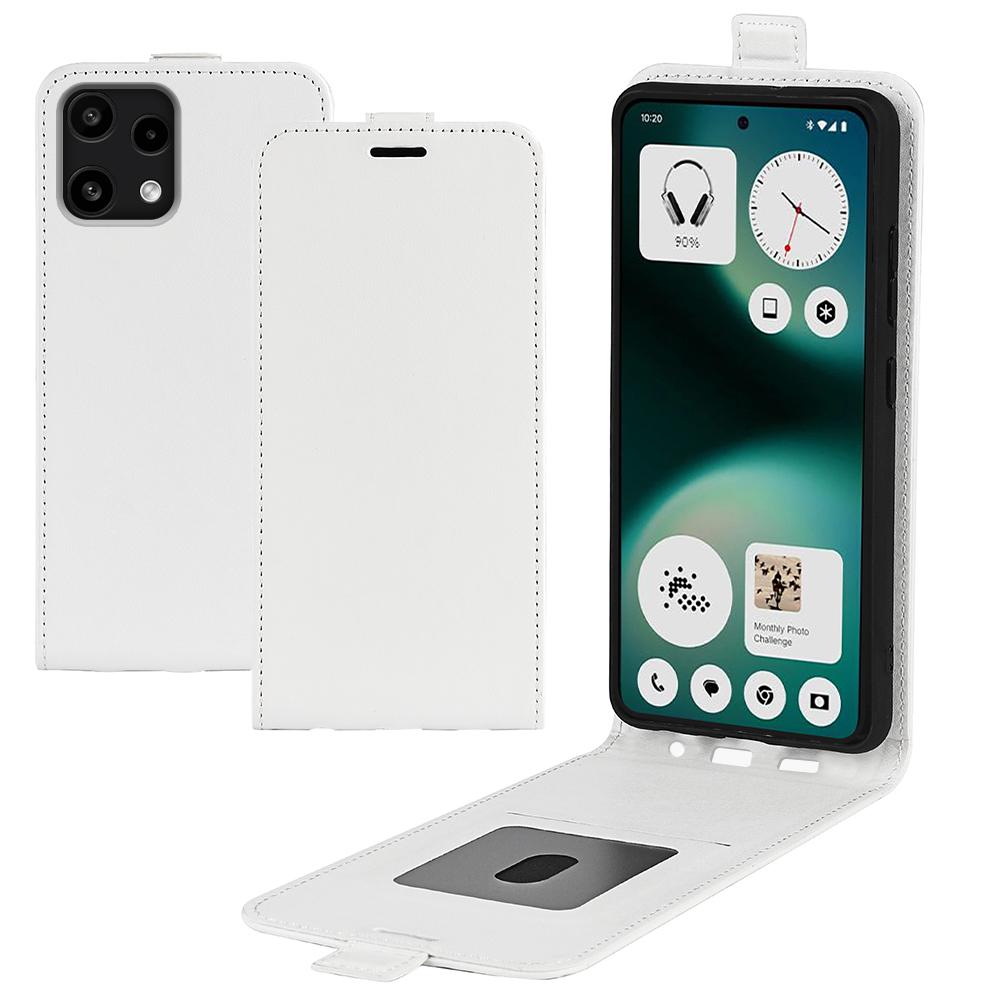 For Nothing Phone (3a) Lite 5G Case with Card Slots Vertical Flip Leather Phone Cover