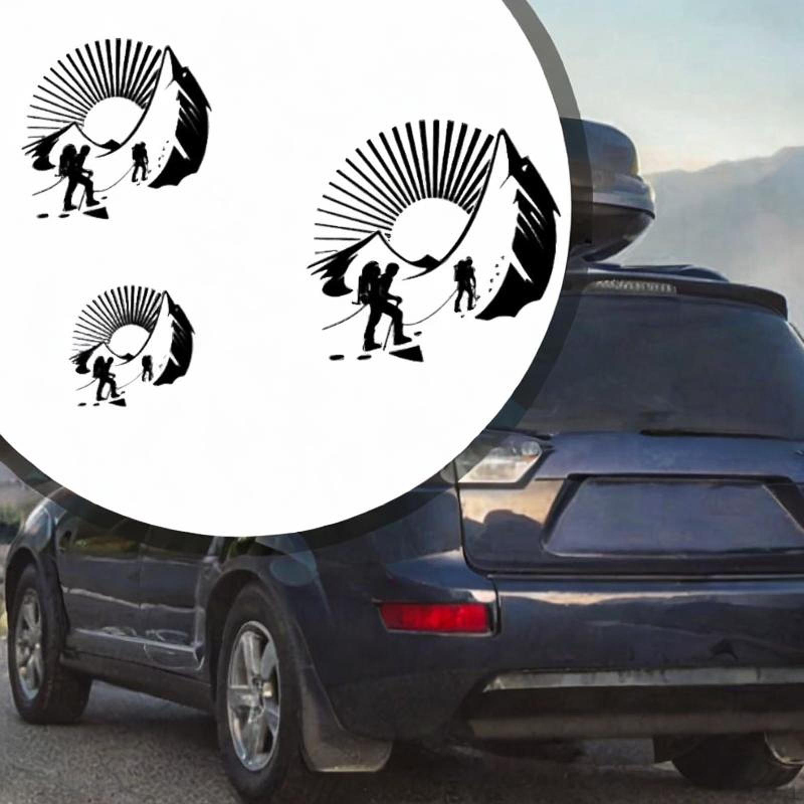 

3 Pieces Sticker Decor Pattern Design Easy Installation Vehicle Body Car Decals for Van Bus