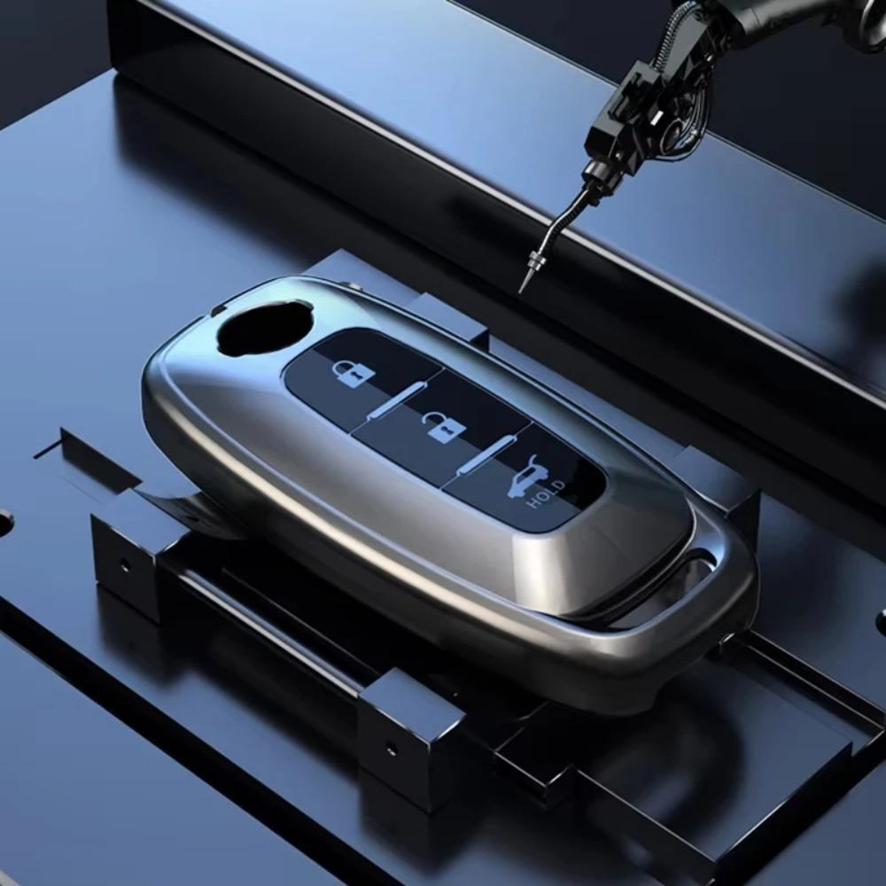 Für Nissan Rouge Kicks Pathfinder J12 Ariya Altima Rogue Qashqai Bluebird Sylphy Fernbedienung Auto Schlüsselhülle Abdeckung Halter Zubehör