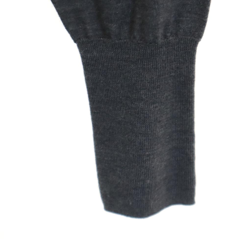 PLAIN PEOPLE 100% Wolle Langarm Strick Langes Kleid 3 grau Damen Gebraucht