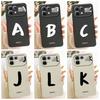 For Infinix Note 60 Pro X6878 Case Cover Lucky A-Z Letter Soft Silicone Coque Phone Case For Infinix Note 60 Note60 X6879 Cases