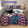 3Pcs Day Dead Celebration Bedding Set Soft Fabric Duvet Cover Pillowcases Home Xmas Halloween Gift 1 Duvet Cover 2 Pillowcase S1138