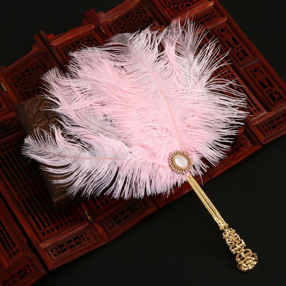 

Feather Crafts Feather Fan Cosplay Props Cheongsam Dance Props Decorative Craft Fan Fan Gift
