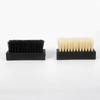 1 Pair Of Nylon Shoe Brushes, With Soft And Hard Bristles Suitable For Deep Cleaning, A Durable Household Shoe Care Tool.