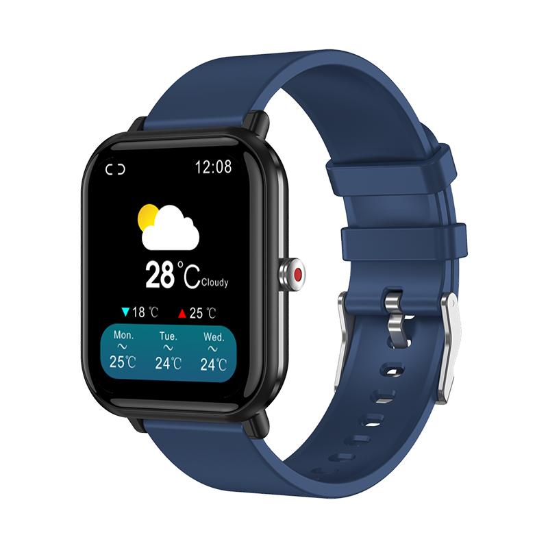 Digital Smartwatch Body Temperature Monitor Fitness Sports Watches Bluetooth Ip68 Waterproof Smart Watch For Android Phones